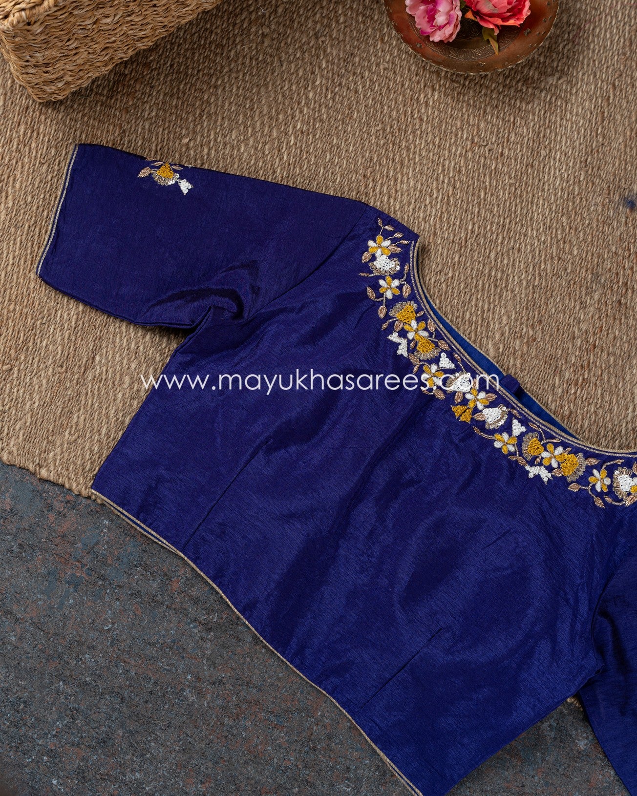 Shibori Magic: Stitched Custom Blouse Saree Collection In Yellow, Grey, Navy