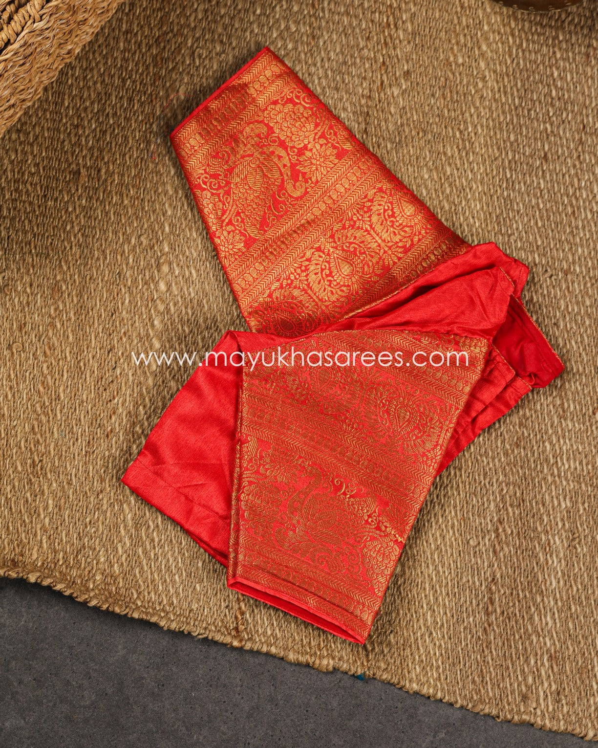 Kalamkari Prints on Munga Silk with Kanchipuram Borders and Stitched Blouse in Size 38 44