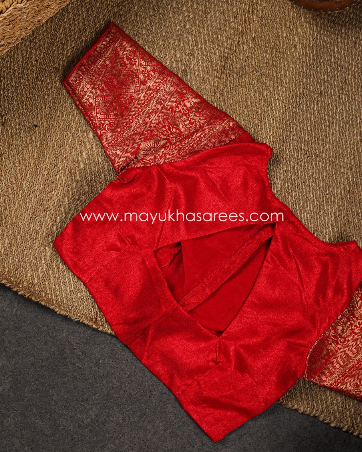 Kalamkari Prints on Munga Silk with Kanchipuram Borders and Stitched Blouse in Size 38 44