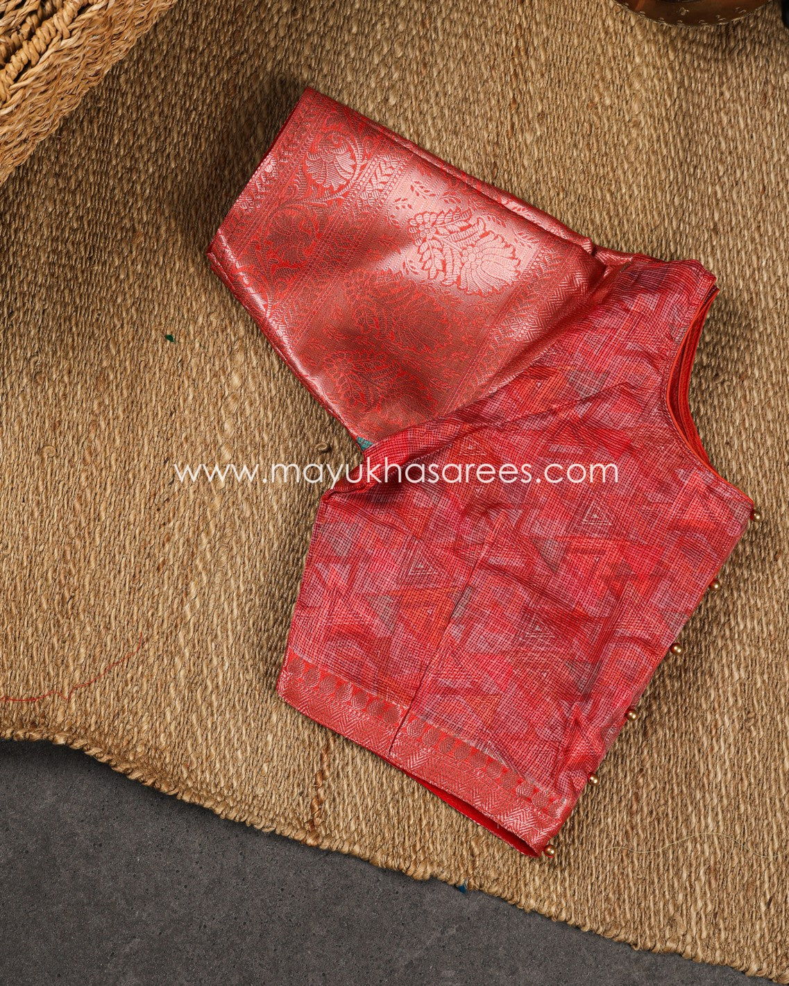 Purple and Pink Light weight Lotus Printed Kota silk sarees with Banarasi Borders and Floral Printed Blouse in Size 38 44
