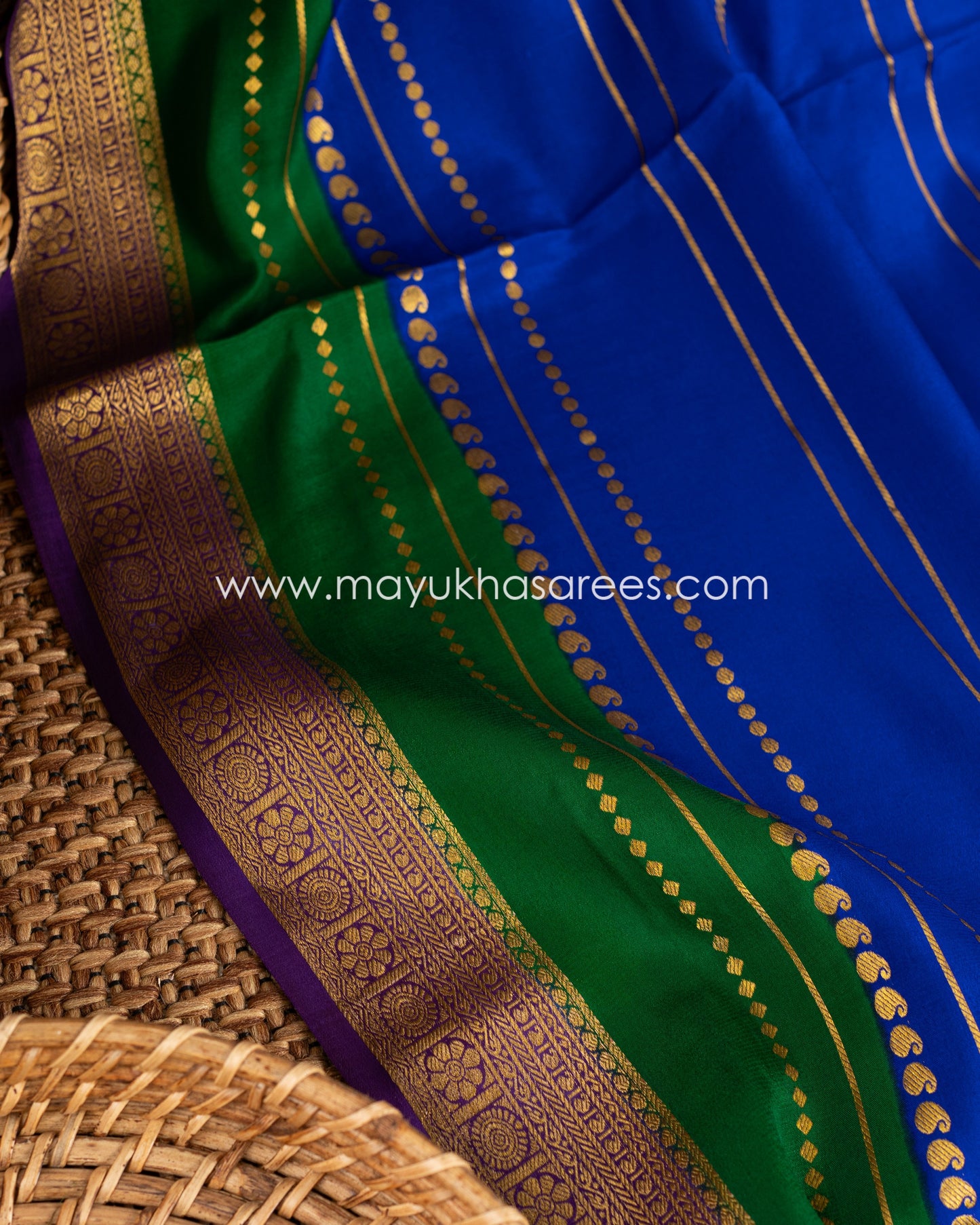 Serenity Silhouettes: Pure Mysore Silk Saree With Free Shipping! And Stitched Blouse In Size 38-46
