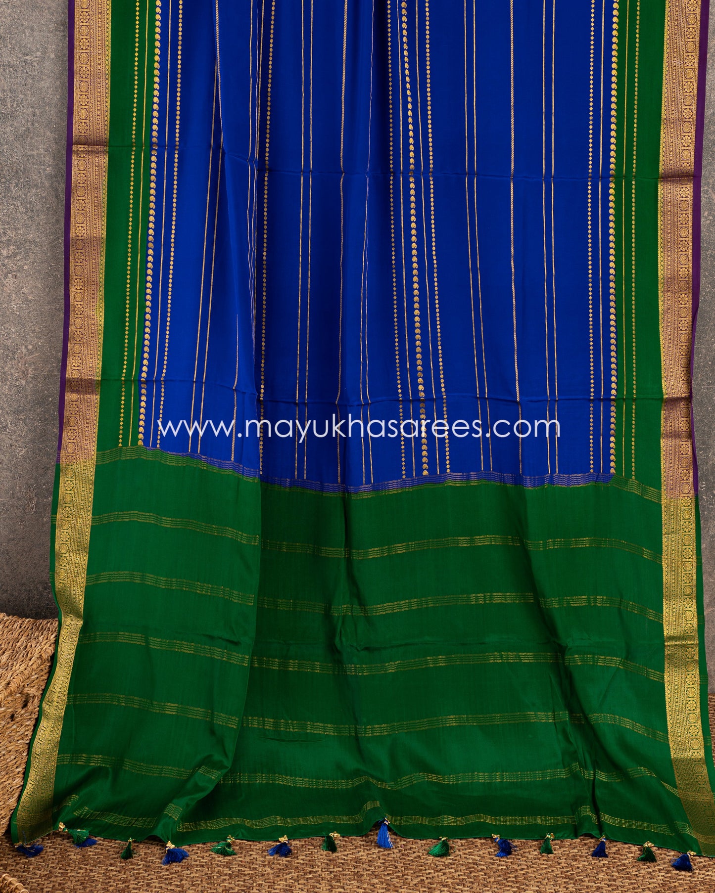 Serenity Silhouettes: Pure Mysore Silk Saree With Free Shipping! And Stitched Blouse In Size 38-46