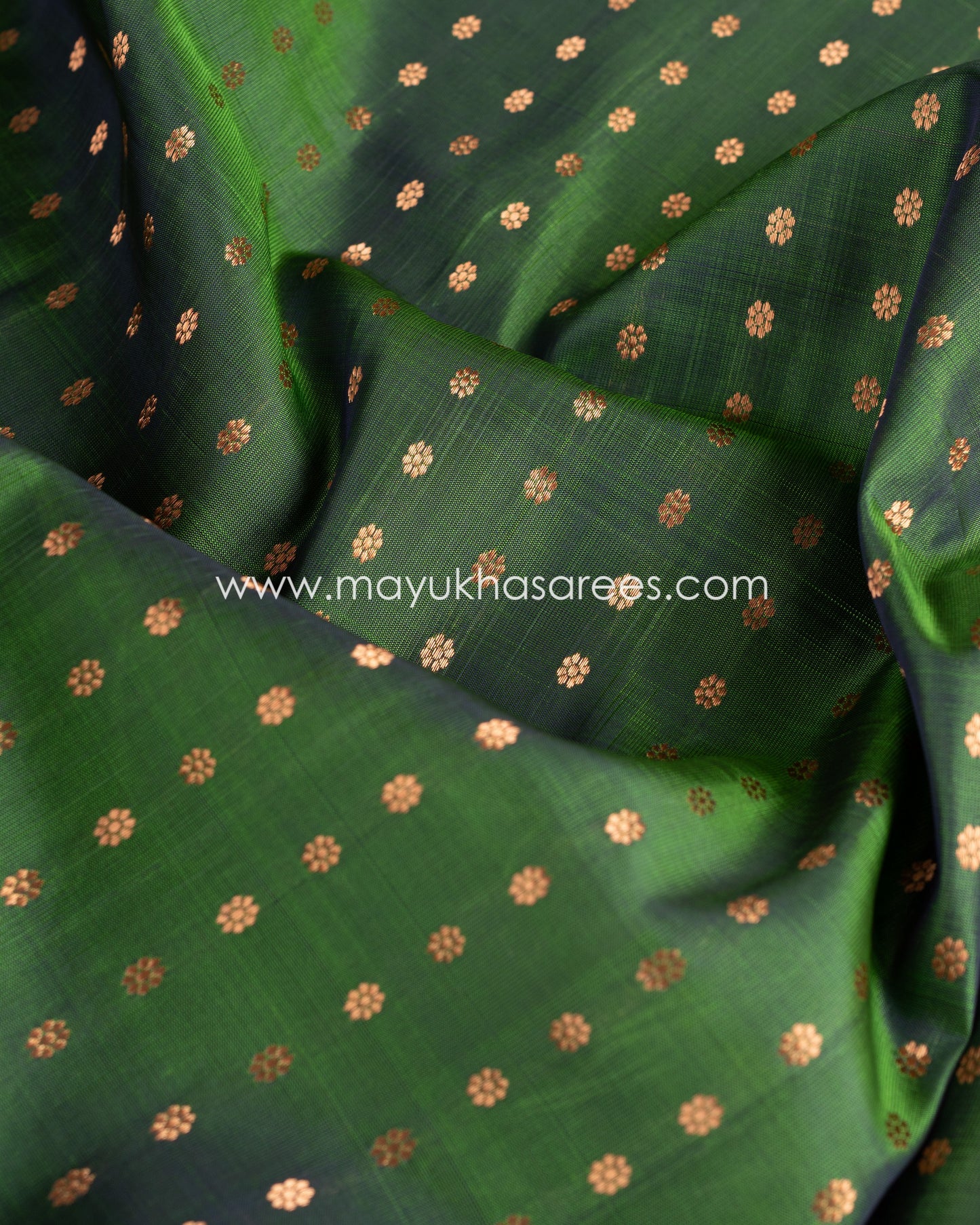 Regal Essence: Kanchipuram 1000 Butties Pure Silk Saree, Free Shipping! And Stitched Blouse In Size 38-48