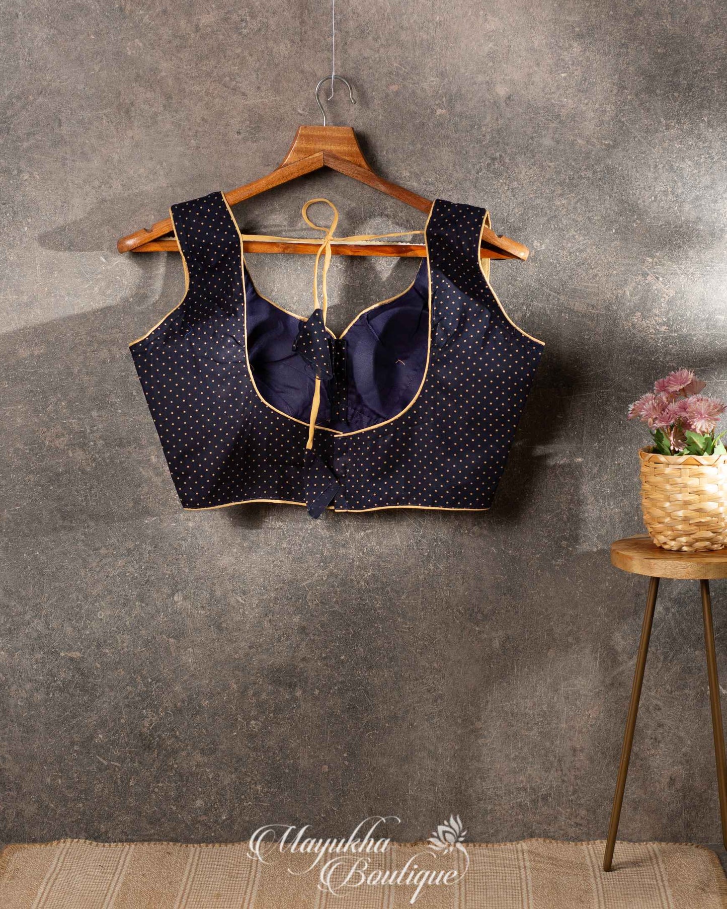 Blue Bliss Cambic Cotton Blouse mayukhasarees