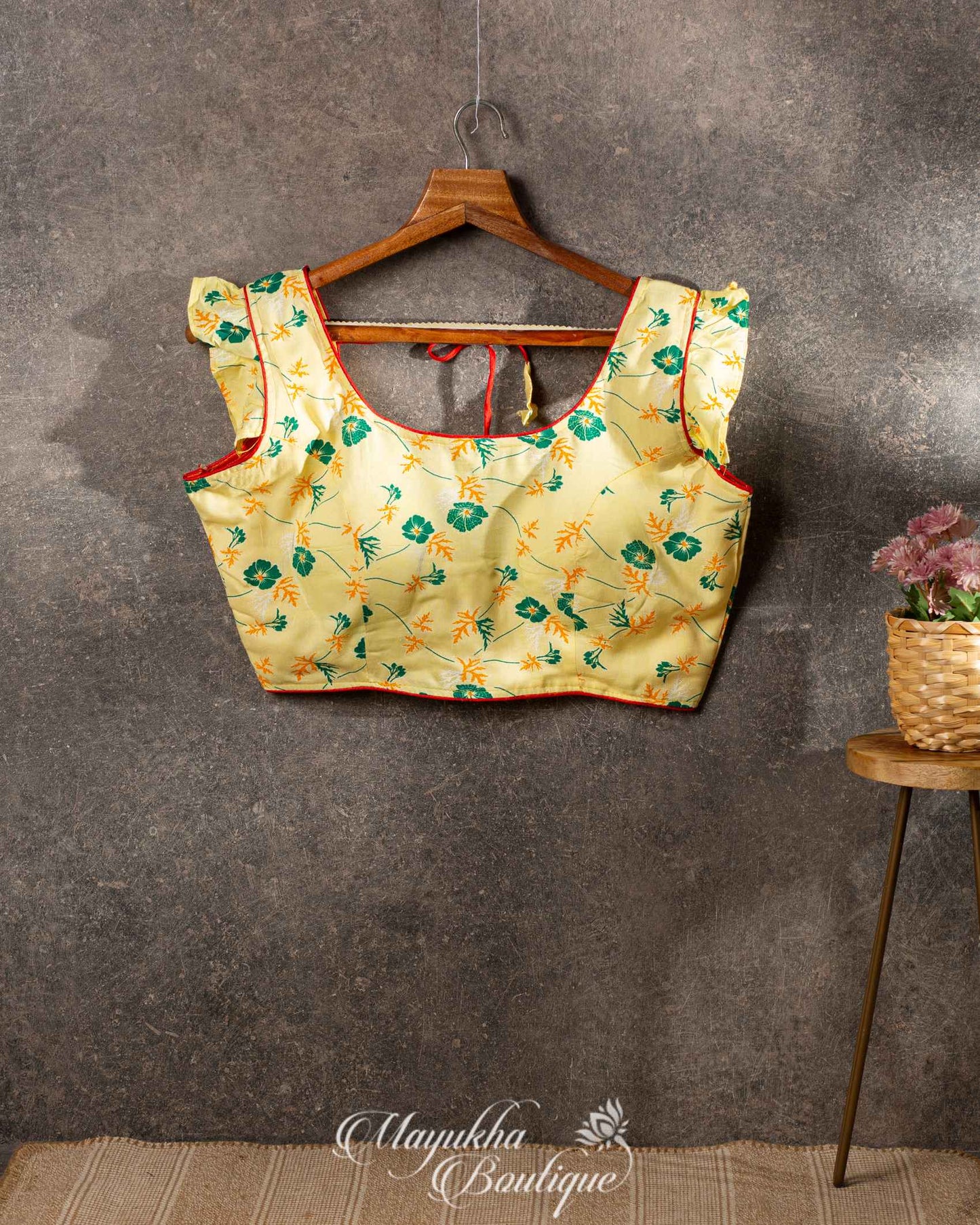 Buttercup Cambic Cotton Blouse mayukhasarees