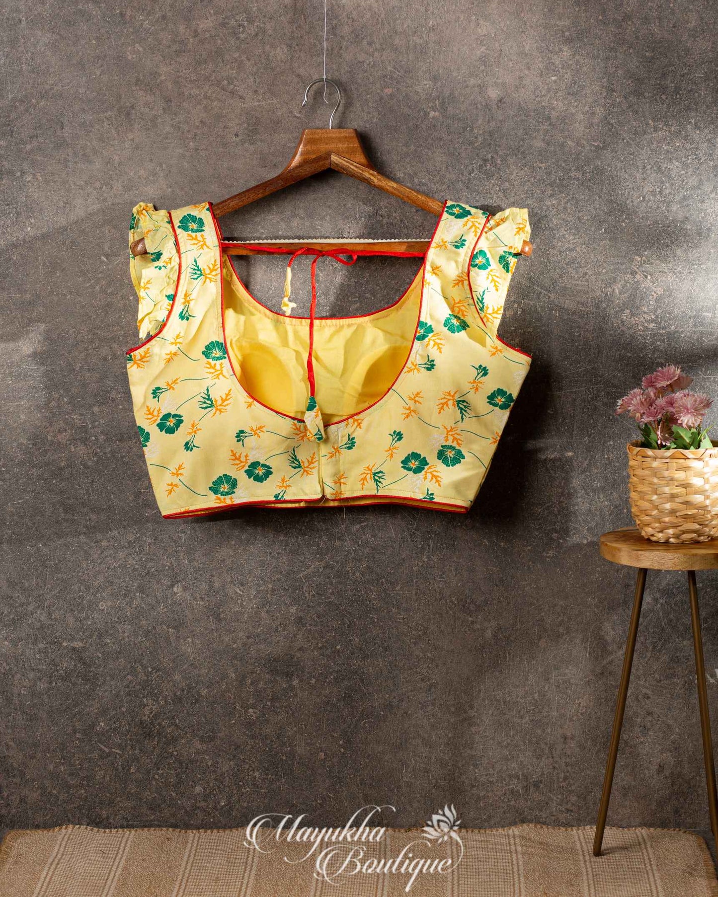 Buttercup Cambic Cotton Blouse mayukhasarees