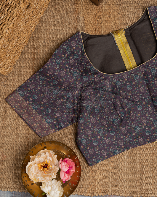 Chanderi Blend Kalamakri Pale Green Saree mayukhasarees