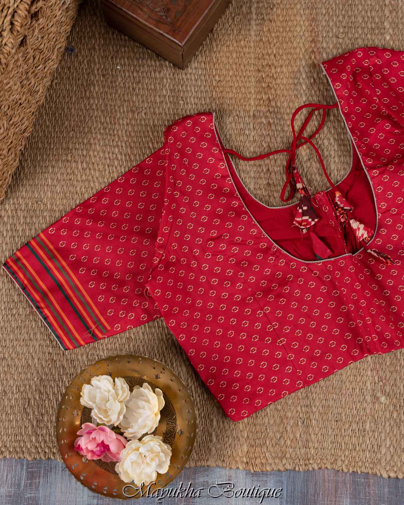 Grey Chikanakri Ikat Saree mayukhasarees