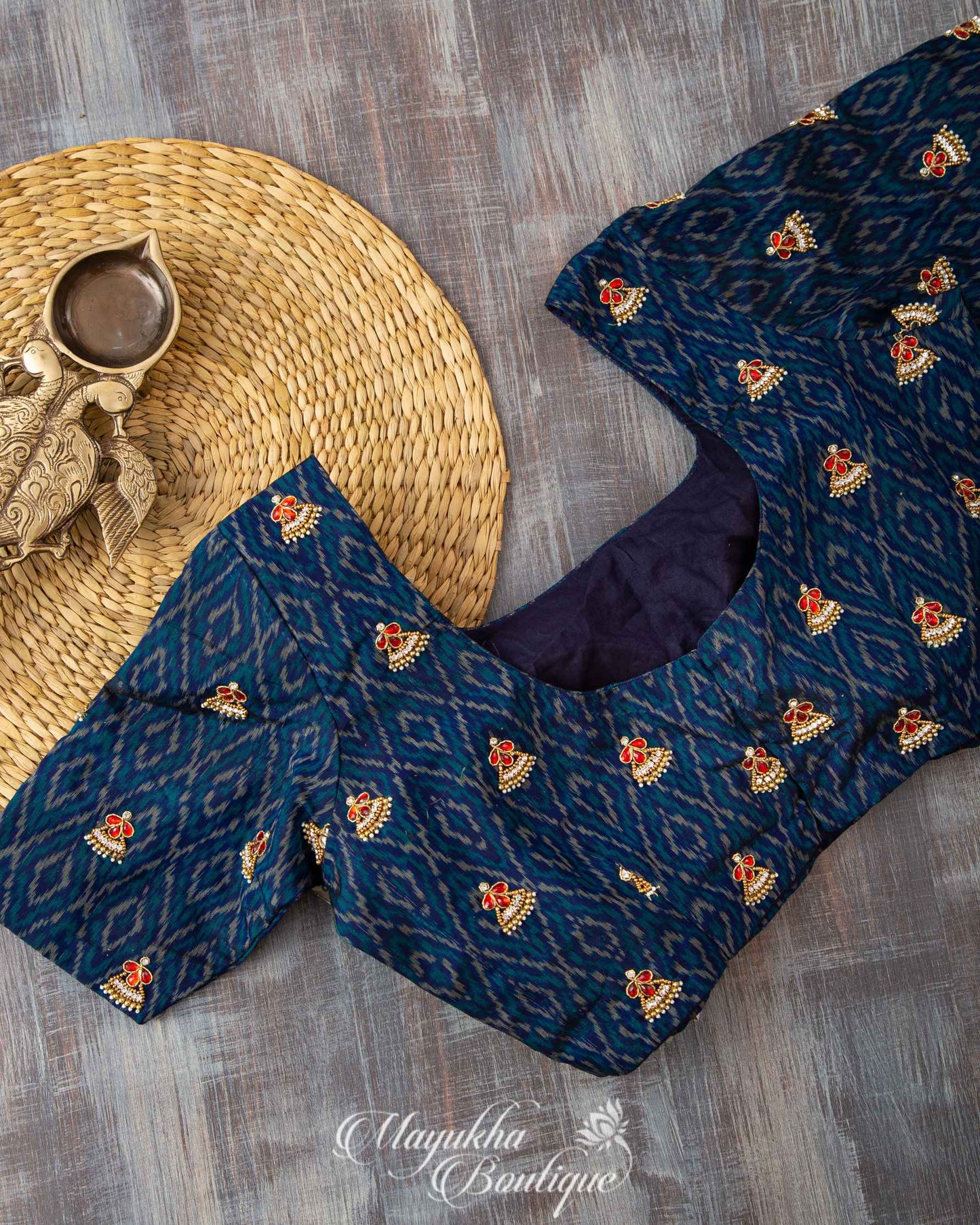 Ikat Wildings Ikkat Sico Blouse mayukhasarees