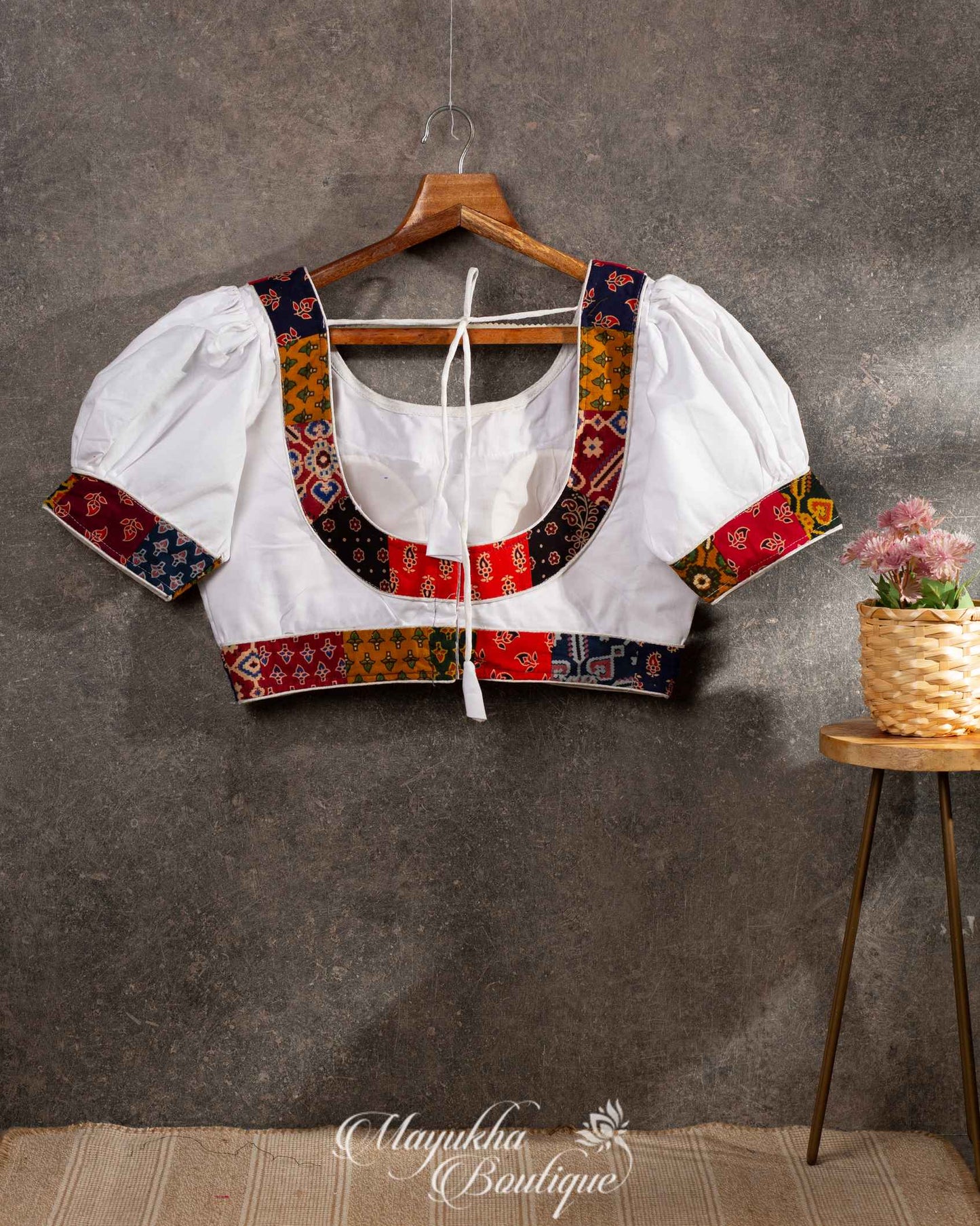 Traditional Beauty Cambic Cotton Blouse mayukhasarees