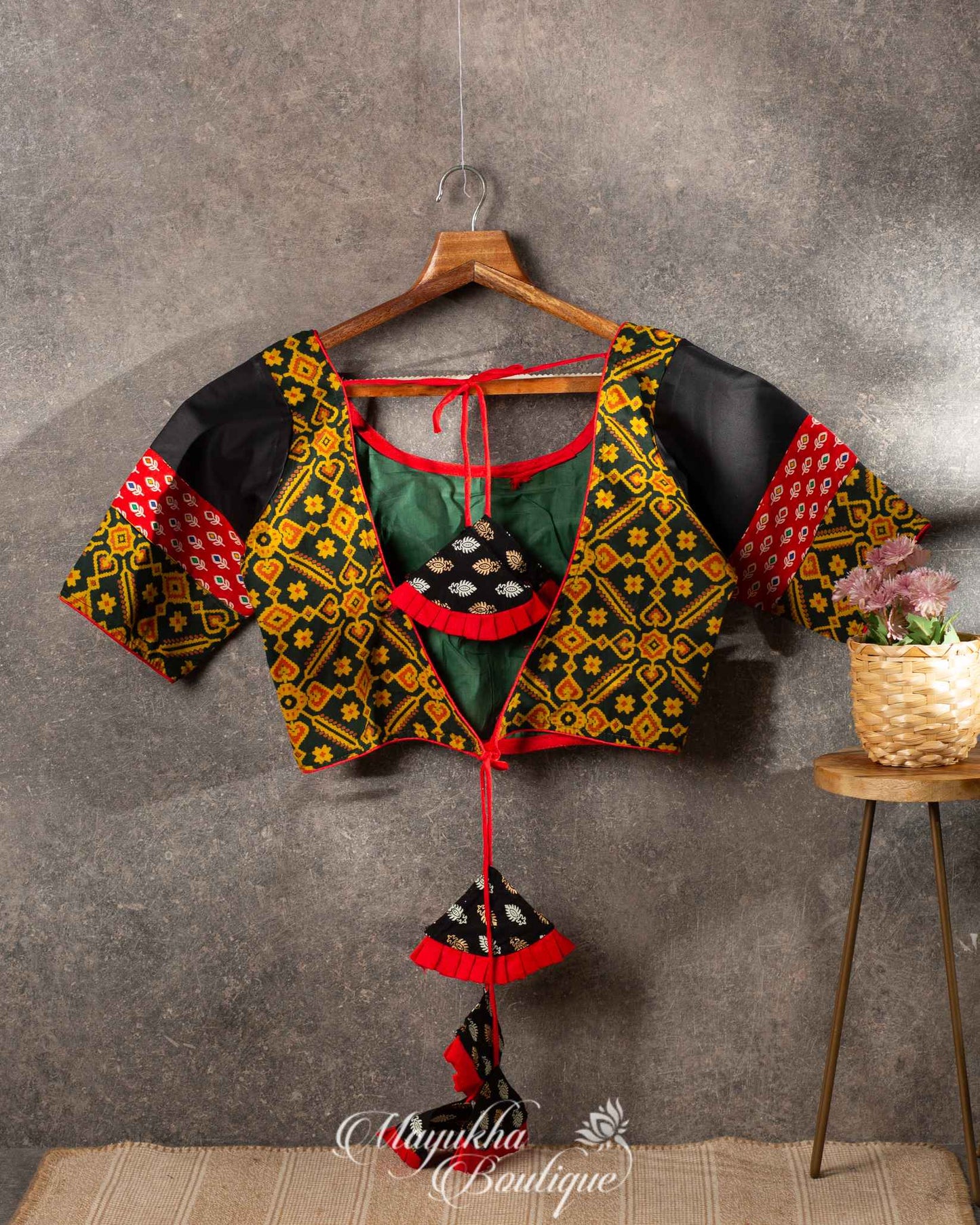 Trendy Affair Slub Cotton Blouse mayukhasarees
