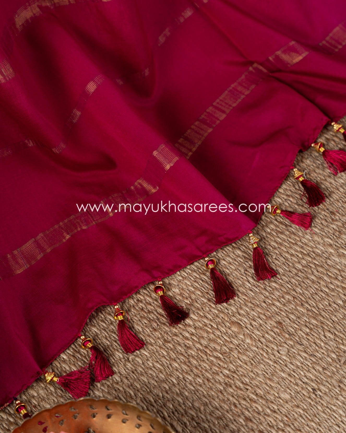 Mayukha Sarees Boutique: Mysore Silk Pure Crepe Floral Bliss