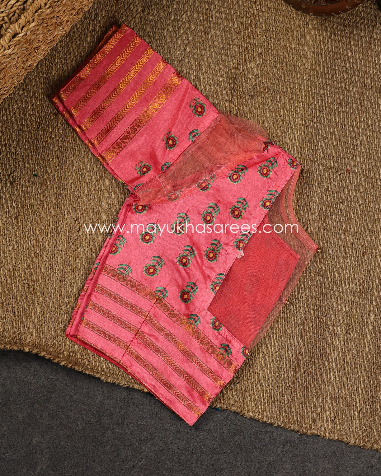 Yellow and Pink Dola Silk Saree with Floral kalamkari and Pichwai Printed Saree with Blouse 38-44