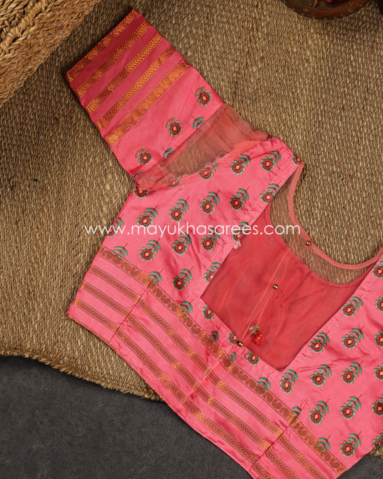 Yellow and Pink Dola Silk Saree with Floral kalamkari and Pichwai Printed Saree with Blouse 38-44