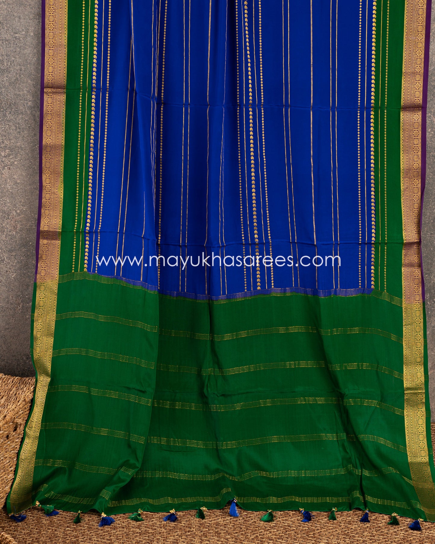 Serenity Silhouettes: Pure Mysore Silk Saree With Free Shipping!   And Stitched Blouse In Size 38-46