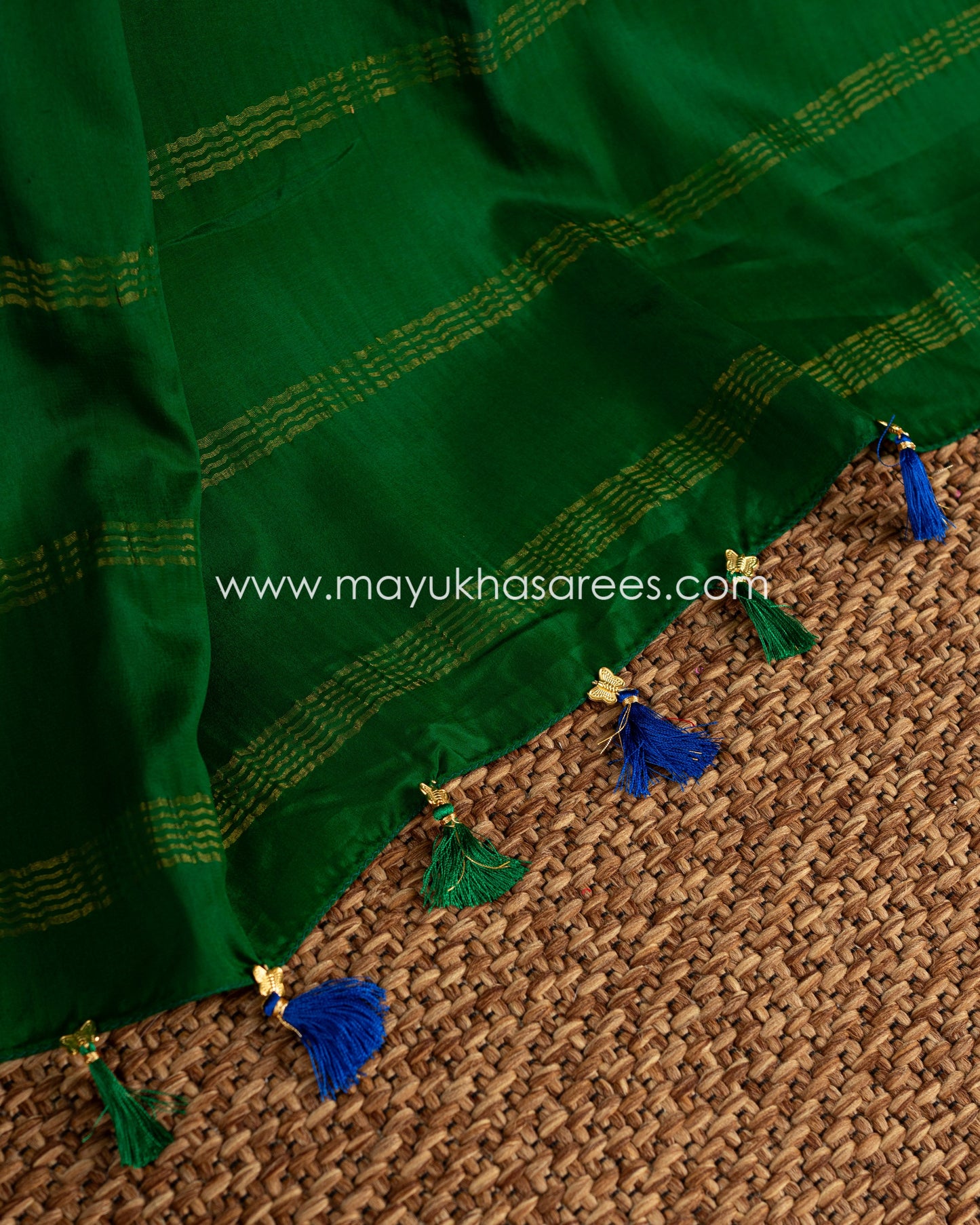 Serenity Silhouettes: Pure Mysore Silk Saree With Free Shipping!   And Stitched Blouse In Size 38-46