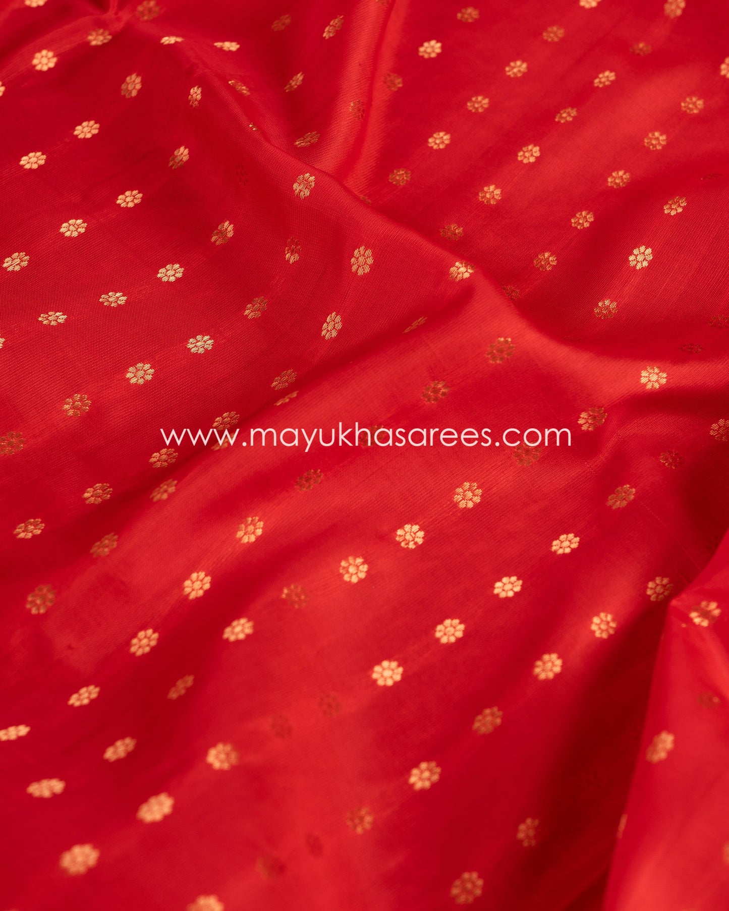 Fiesta Elegance: Kanchipuram Saree With 1000 Butties, Free Shipping!  And Stitched Blouse In Size 38-58