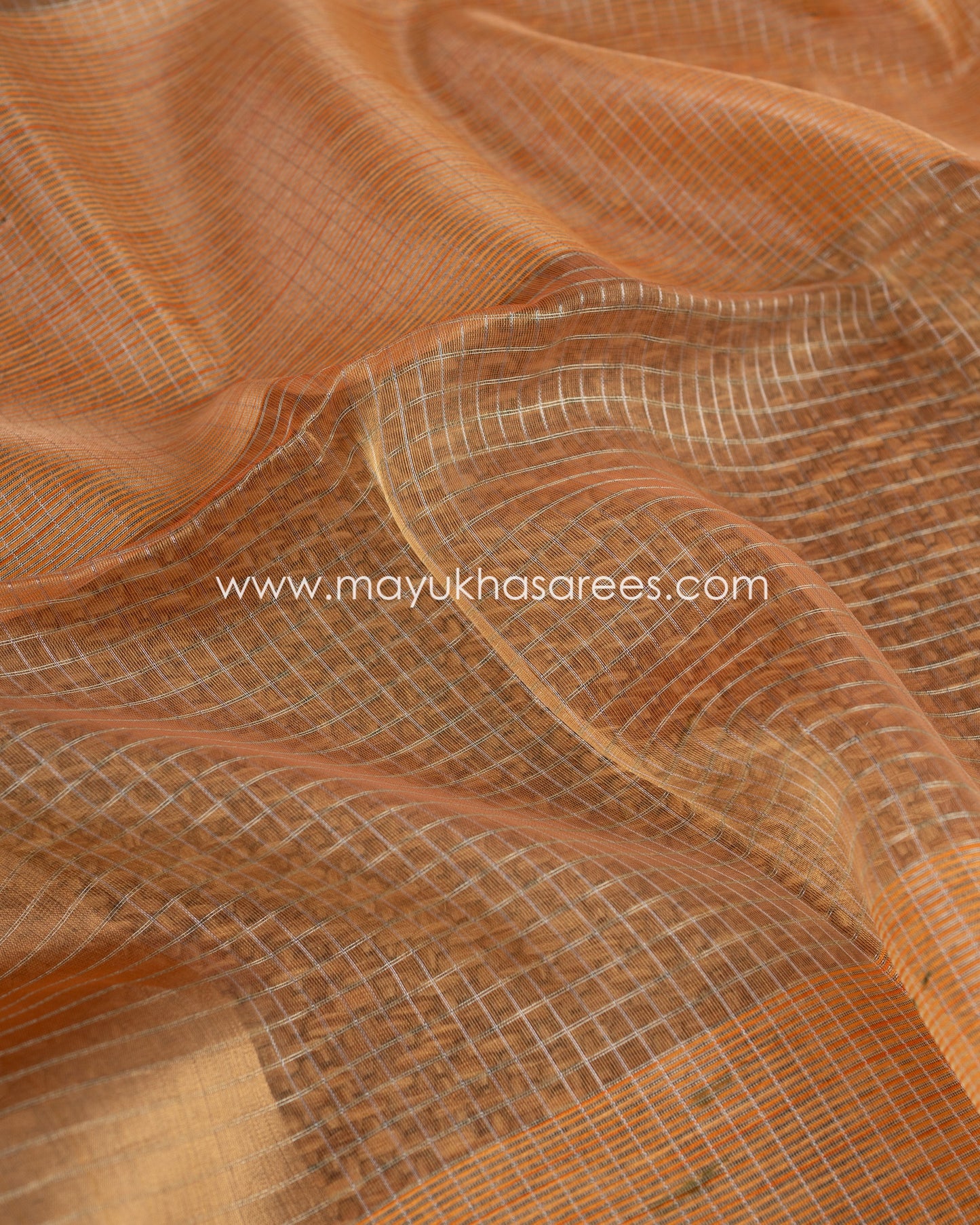 Ethereal Blossoms: Pure Organza Saree, Floral Prints, Free Shipping  And Stitched Blouse In Size 38-67