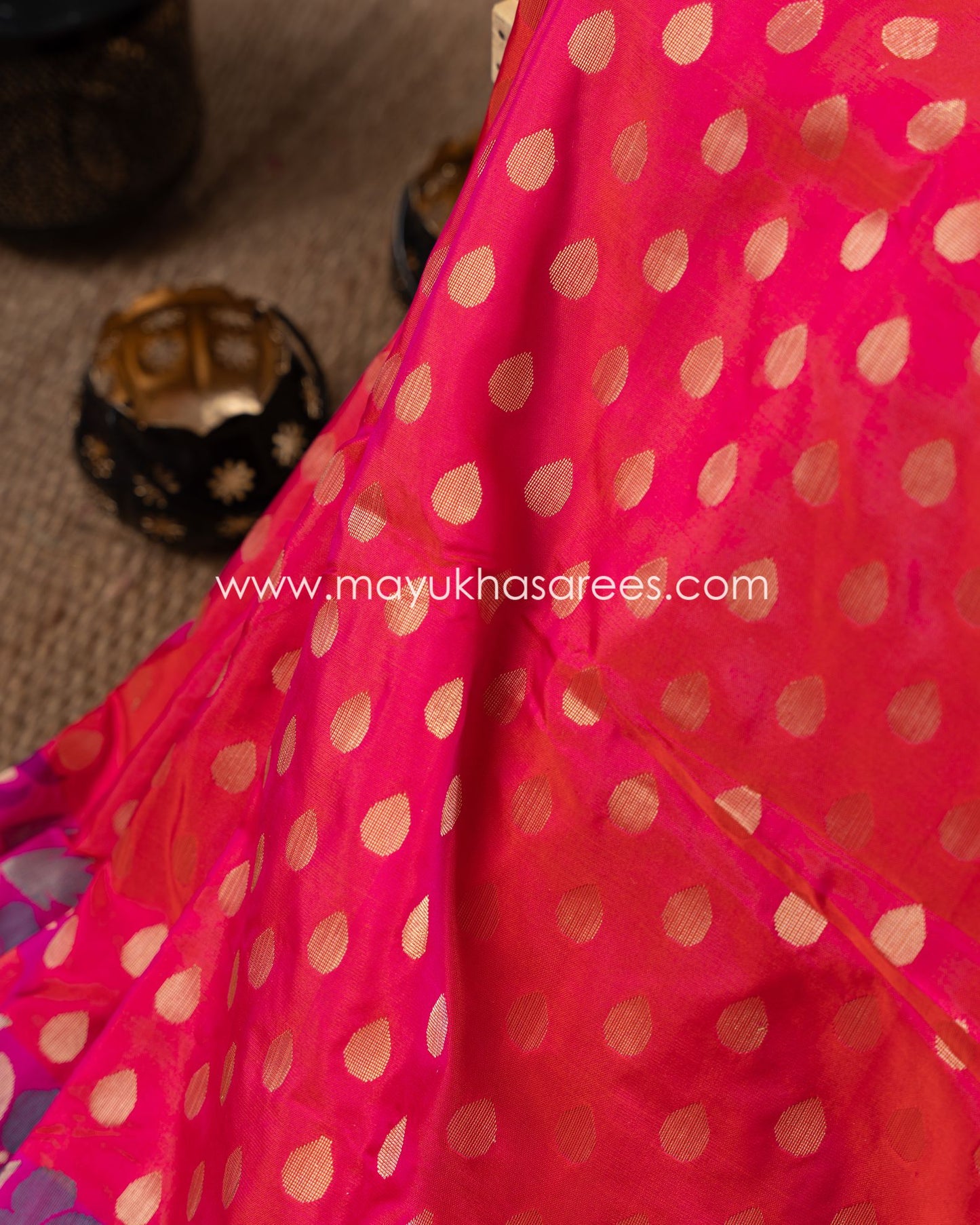 Peachy Patola Pure Silk: Stitched Custom Blouse Boutique For Mayukha Sarees