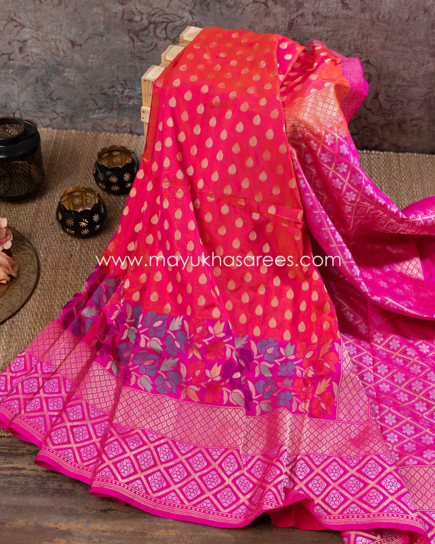 Peachy Patola Pure Silk: Stitched Custom Blouse Boutique For Mayukha Sarees