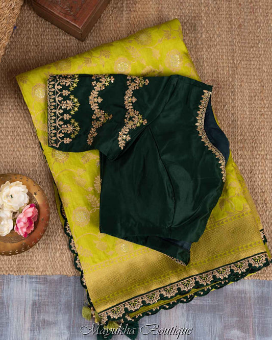 Pure Dora Silk Banarasi Saree mayukhasarees
